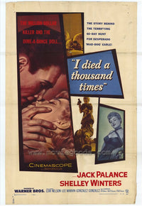 I Died a Thousand Times Movie Poster Print