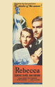 Rebecca Movie Poster Print featuring classic film artwork.