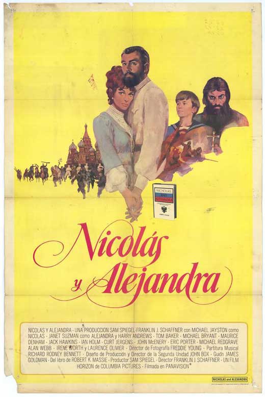 Nicholas and Alexandra Movie Poster Print showcasing historical drama.