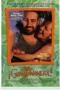 Guantanamera Movie Poster Print showcasing vibrant artwork.