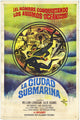 The Underwater City Movie Poster Print featuring an underwater metropolis.