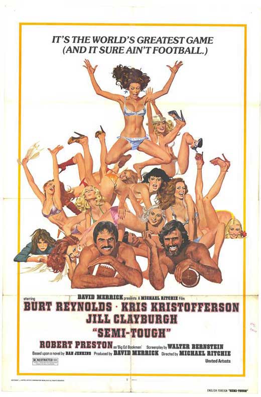 Semi-Tough Movie Poster Print - Classic Sports Comedy Artwork
