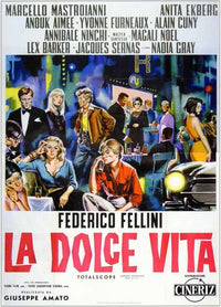 La Dolce Vita Movie Poster Print - 11x17 | Pop Culture Graphics