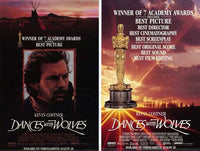 Dances with Wolves Movie Poster Print showcasing iconic film imagery.