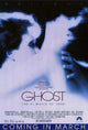 Ghost movie poster print featuring iconic imagery from the classic film.