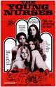 The Young Nurses Movie Poster Print featuring vibrant colors and cinematic imagery.