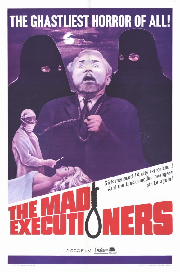 The Mad Executioners Movie Poster Print featuring dramatic visuals.