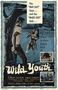 Wild Youth Movie Poster Print featuring vibrant artwork.