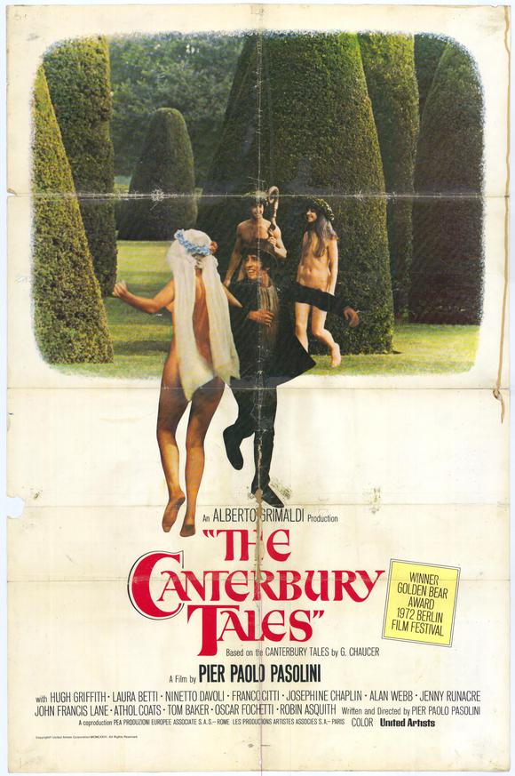 The Canterbury Tales Movie Poster Print showcasing classic literature.