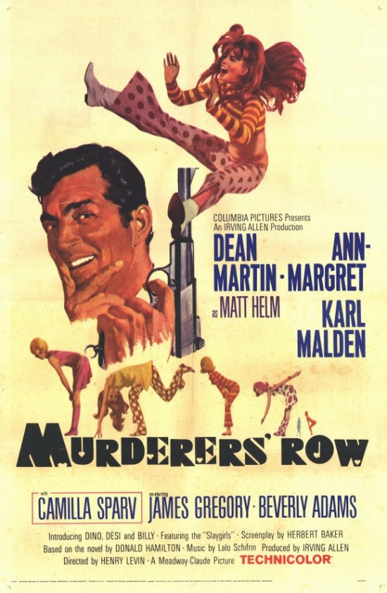 Murderers' Row Movie Poster Print featuring classic film art