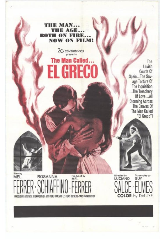 El Greco Movie Poster Print showcasing vibrant colors and artistic style.