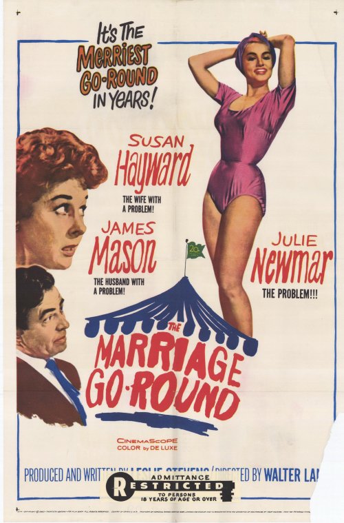 Marriage Go Round Movie Poster Print showcasing classic film decor.