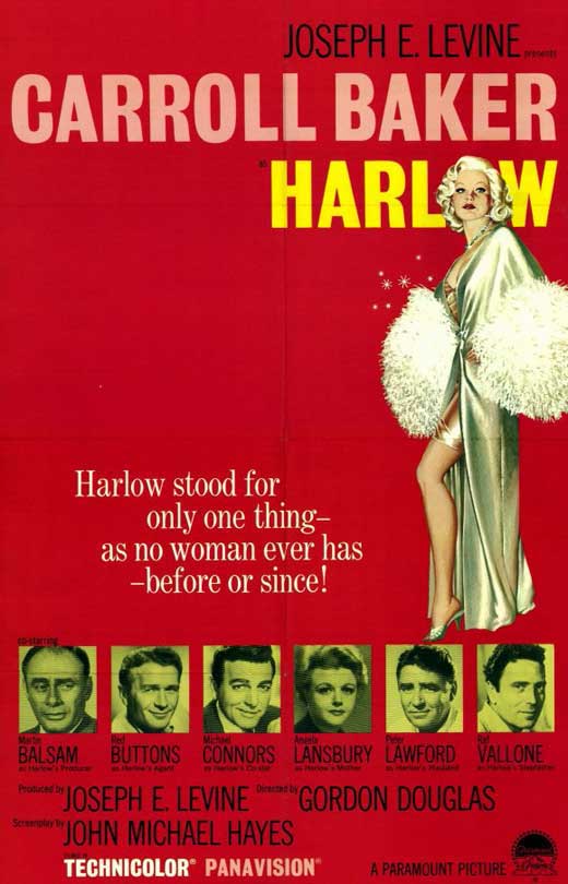 Harlow Movie Poster Print showcasing classic film artwork