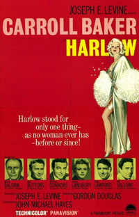 Harlow Movie Poster Print showcasing classic film artwork