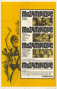 Mozambique Movie Poster Print featuring vibrant imagery.