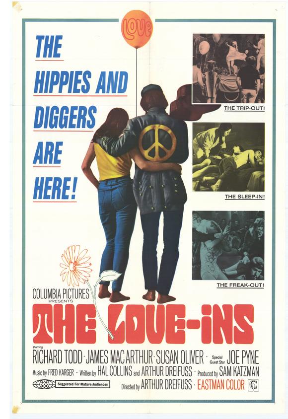Love-Ins Movie Poster Print featuring classic film art.