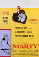 Marty Movie Poster Print featuring classic cinema art.