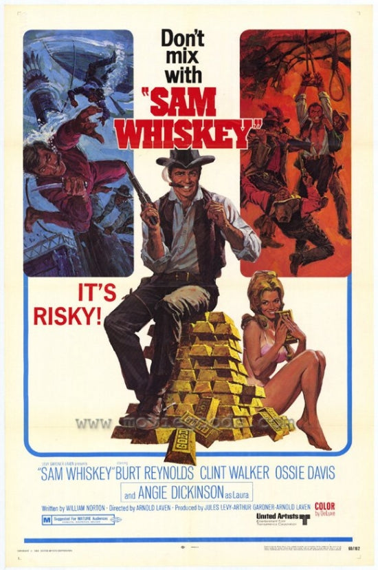 Sam Whiskey Movie Poster Print showcasing classic cinema art.