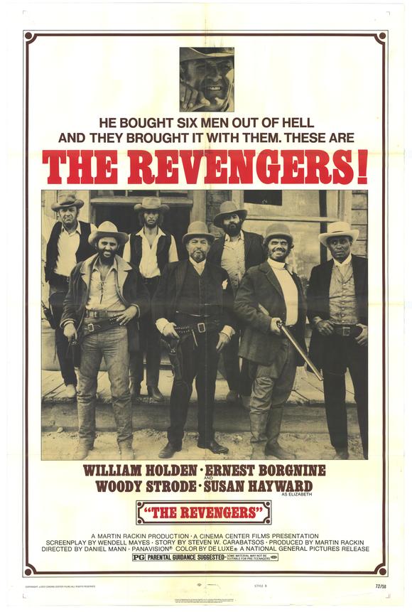 The Revengers Movie Poster Print featuring dynamic imagery.