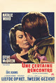 Love with the Proper Stranger movie poster print featuring classic romance art.