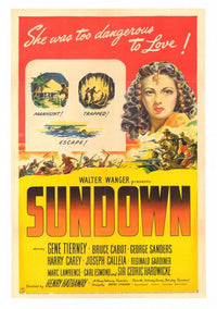 Sundown Movie Poster Print showcasing captivating imagery.