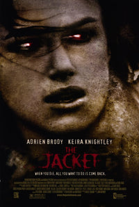 The Jacket Movie Poster Print featuring striking visuals and enigmatic design.