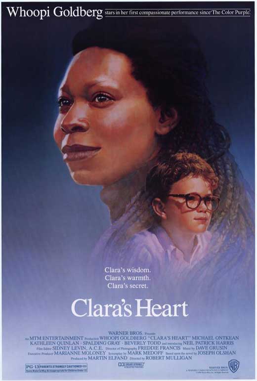 Clara's Heart Movie Poster Print showcasing emotional storytelling.