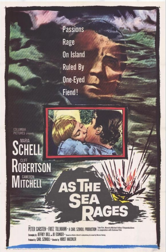As the Sea Rages Movie Poster - Dramatic wall art for movie lovers.