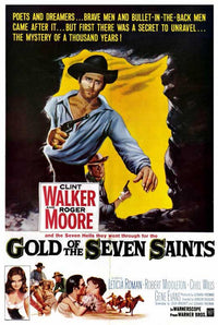 Gold of the 7 Saints Movie Poster Print showcasing adventure and excitement.