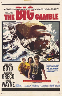 The Big Gamble Movie Poster showcasing classic film art.