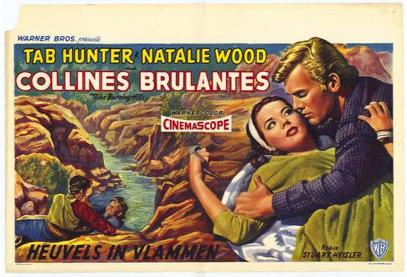 The Burning Hills Movie Poster Print showcasing cinematic art.