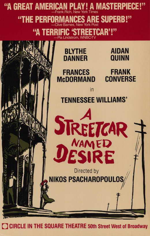 Streetcar Named Desire Broadway Movie Poster Print (11x17)
