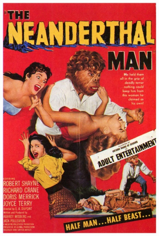 Neanderthal Man Movie Poster Print - Vintage Artwork
