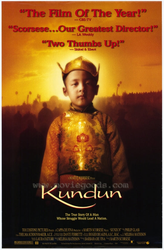 Kundun Movie Poster Print featuring stunning artwork from the film.