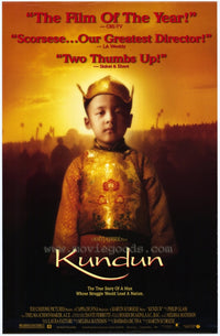 Kundun Movie Poster Print featuring stunning artwork from the film.