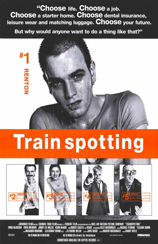 Trainspotting Movie Poster Print - Iconic Film Artwork