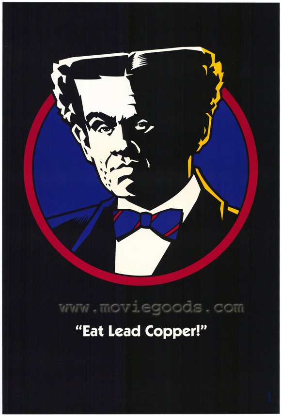 Dick Tracy Movie Poster Print featuring vibrant artwork.