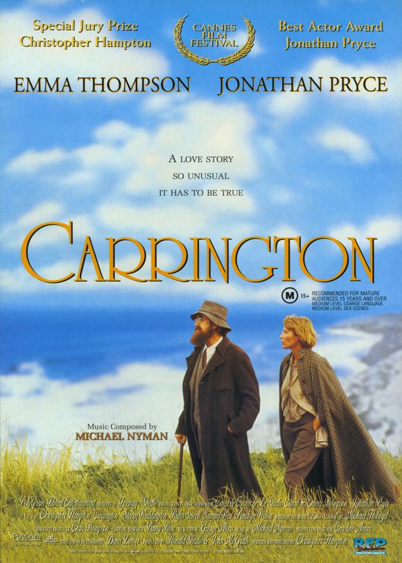 Carrington Movie Poster Print featuring vibrant film art