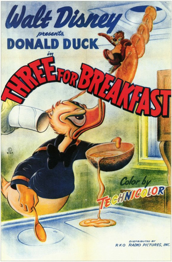 Three for Breakfast Movie Poster Print - 11x17 Size