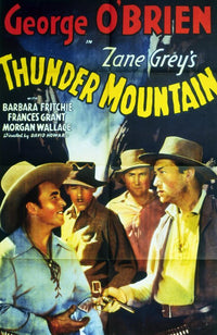 Thunder Mountain Movie Poster Print showcasing vibrant artwork.