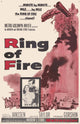 Ring of Fire Movie Poster Print featuring vibrant artwork.