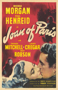 Joan of Paris Movie Poster Print showcasing classic film art