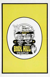 Boot Hill Movie Poster Print featuring classic western film imagery.