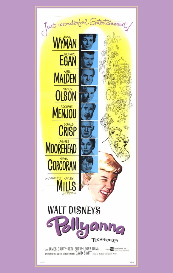 Pollyanna Movie Poster Print featuring classic film art.