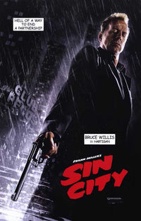 Sin City Movie Poster Print featuring stylized graphic art