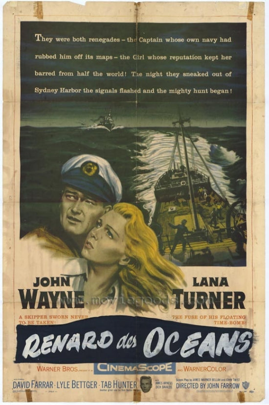 Sea Chase Movie Poster Print showcasing cinematic adventure.