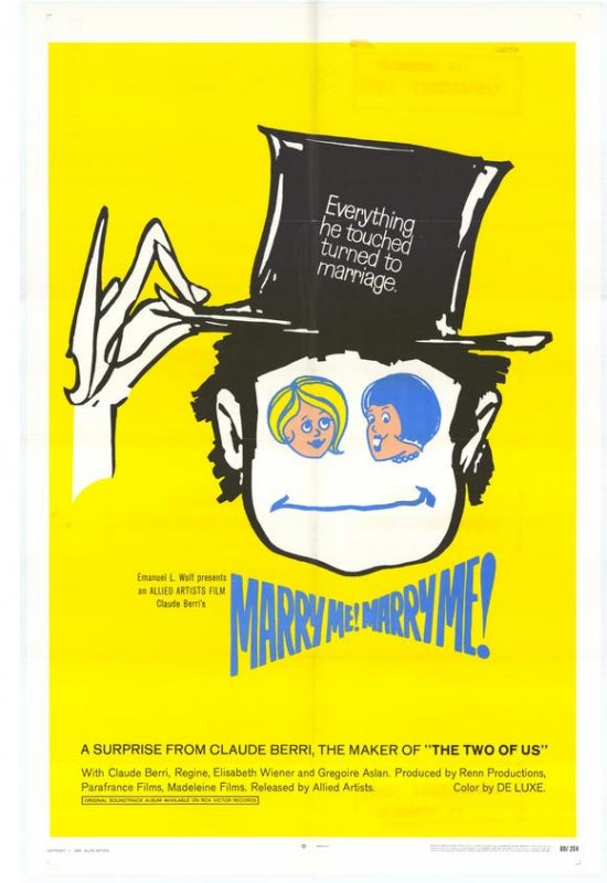 Marry Me Movie Poster Print - Romantic Film Decor
