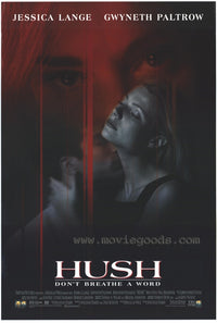 Hush Movie Poster Print featuring suspenseful horror art.