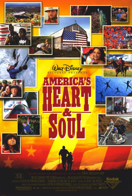 America's Heart and Soul Movie Poster Print showcasing American landscapes and culture.