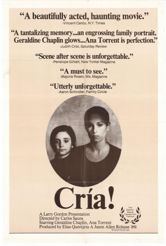 Cria Movie Poster Print showcasing vibrant design, available in multiple sizes.